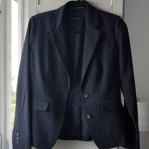 Banana Republic Black Blazer with Notched Lapels
